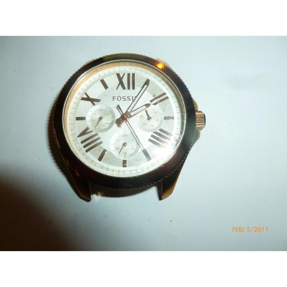 FOSSIL ROSE GOLD TONE,ROMAN NUMBERS AM4532 Chronograph Watch